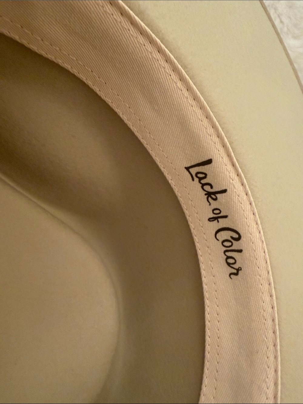 Lack of Color Pistachio Rancher Hat Wide Brim Felt Fedora Sz. M 57 cm Like New - Picture 7 of 11